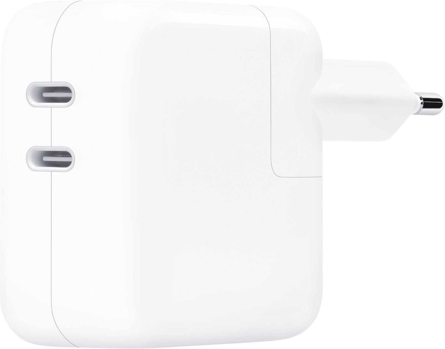 Apple Φορτιστής Χωρίς Καλώδιο με 2 Θύρες USB-C 35W Λευκός (MNWP3ZM/A) Apple Φορτιστής Χωρίς Καλώδιο με 2 Θύρες USB-C 35W Λευκός (MNWP3ZM/A)