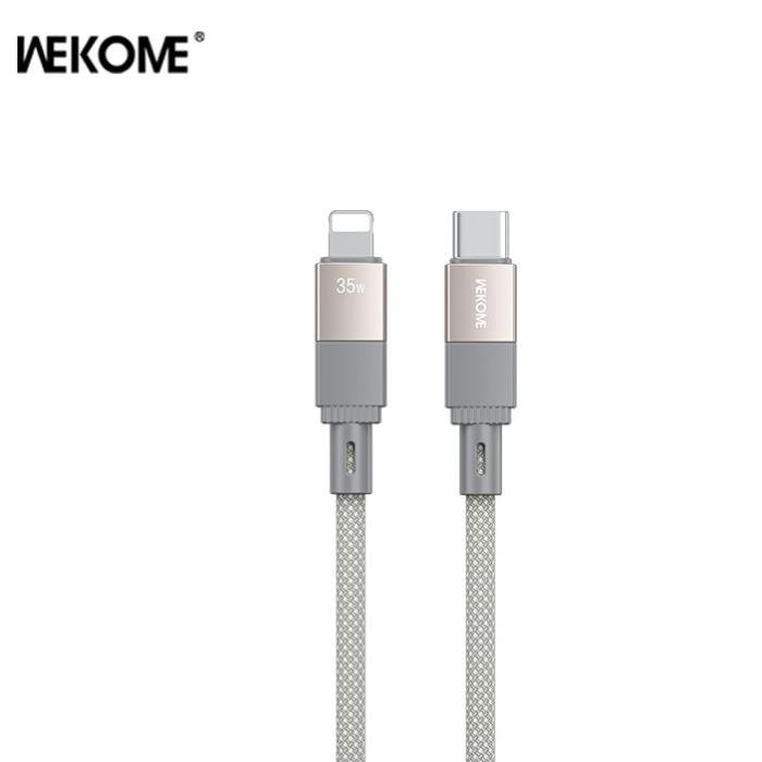 Καλώδιο Φόρτισης WK WDC-47 USB-C σε Lightning PD 35W 1m Γκρι