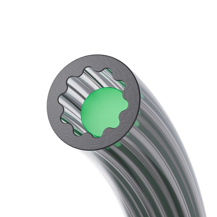 Creality Star-Shaped Low-Resistance PTFE Tube 1m - for all FDM printers