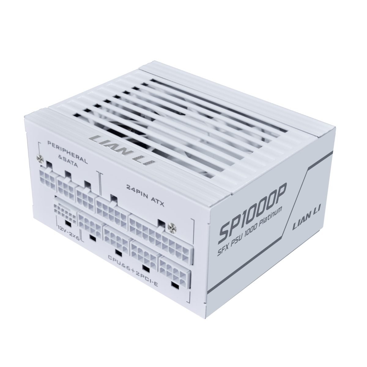 LIAN LI SP1000P White – 1000W 80+ Platinum PSU – 10 Years Warranty – 12V-2×6 – Japanese Capacitors LIAN LI SP1000P White – 1000W 80+ Platinum PSU – 10 Years Warranty – 12V-2×6 – Japanese Capacitors