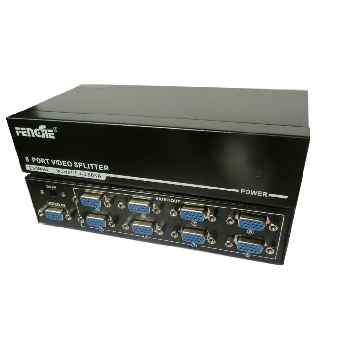 Splitter VGA σε 8 Οθόνες Aculine SPL-011