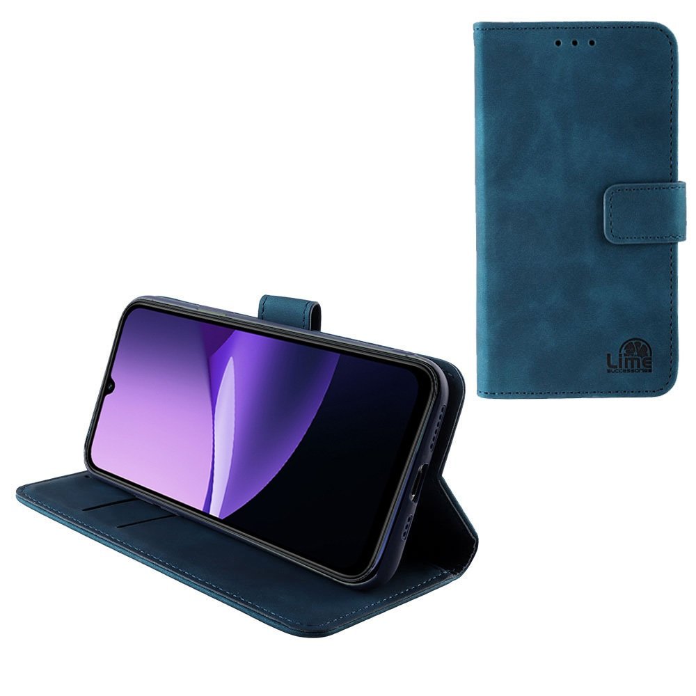LIME ΘΗΚΗ XIAOMI REDMI 15C 4G 6.9" ESSENTIAL MAGNET BOOK STAND CLIP DARK BLUE