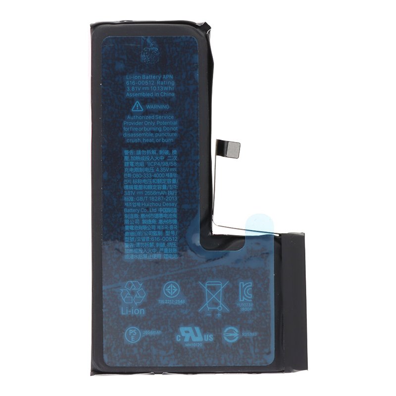 iphone XS - 616-00512 2658mAh Battery + Battery Adhesive