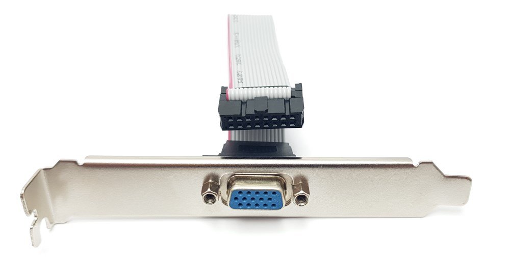 POWERTECH αντάπτορας DB15 αρσενικό σε 16PIN flat καλώδιο SLOT-002 POWERTECH αντάπτορας DB15 αρσενικό σε 16PIN flat καλώδιο SLOT-002