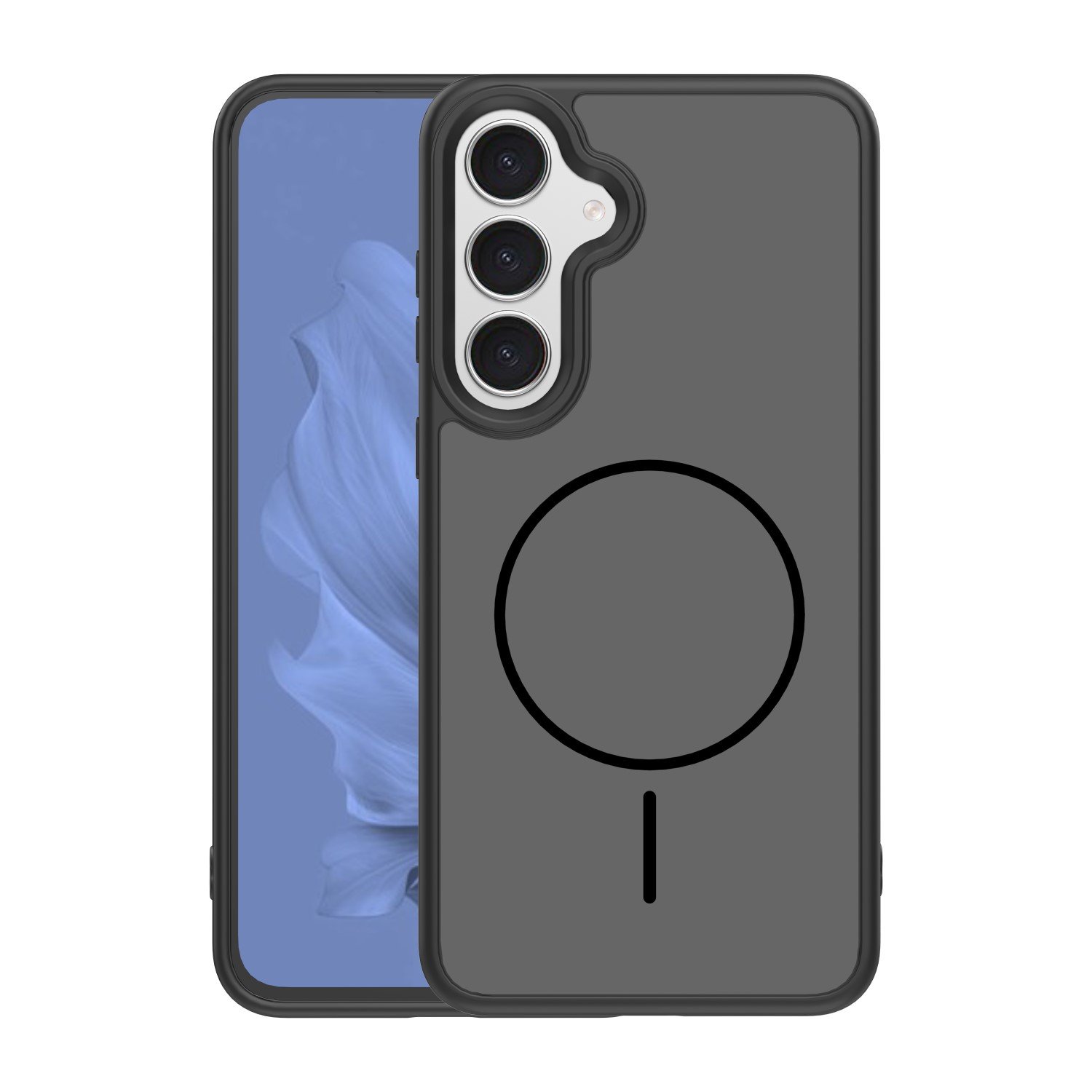 Frame Thin Mag case for Samsung Galaxy S25 FE black