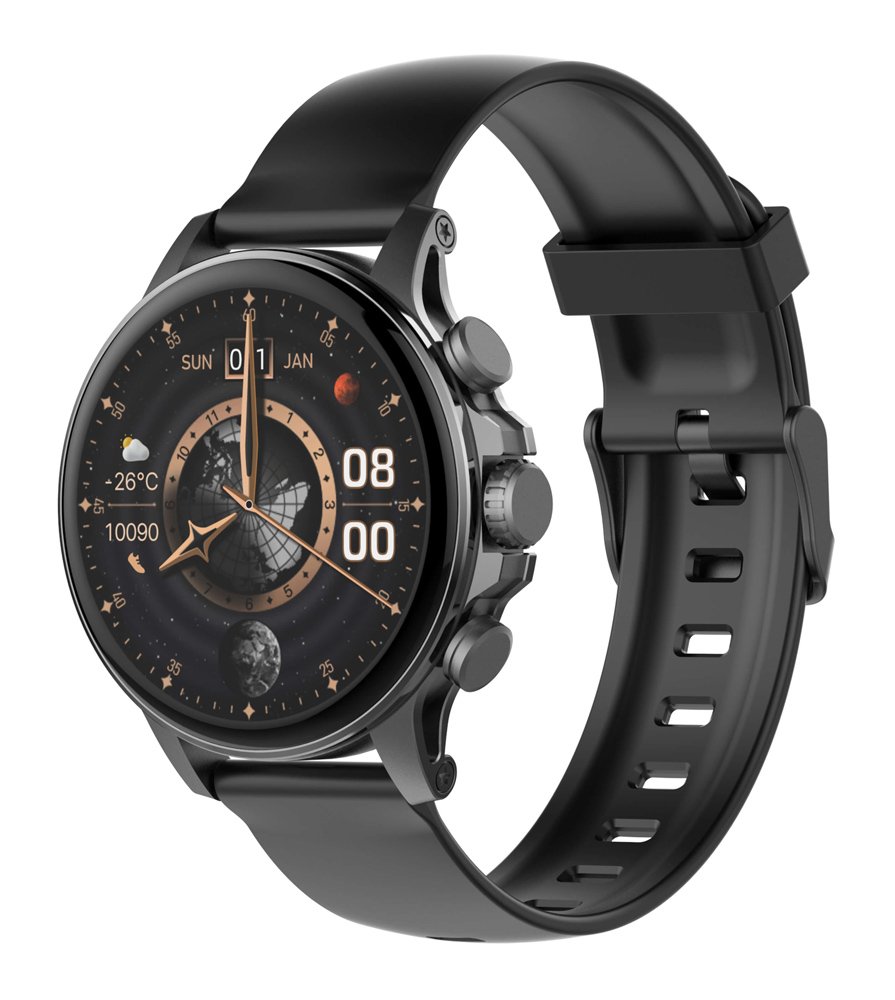 LDNIO smartwatch SW01, heart rate, 1.58″ AMOLED, lP68, μαύρο LDNIO smartwatch SW01, heart rate, 1.58″ AMOLED, lP68, μαύρο