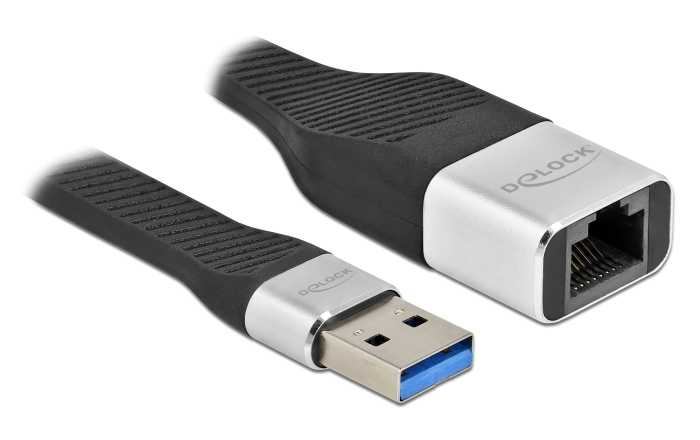 DELOCK αντάπτορας δικτύου 86937, USB, 1000Mbps Ethernet, 13cm, μαύρος DELOCK αντάπτορας δικτύου 86937, USB, 1000Mbps Ethernet, 13cm, μαύρος