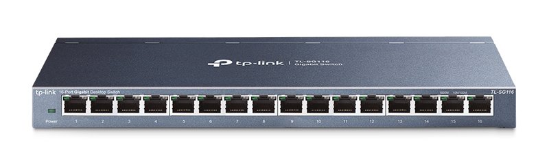 TP-LINK desktop switch TL-SG116, 16-Port, 10/100/1000Mbps, Ver. 1.0 TP-LINK desktop switch TL-SG116, 16-Port, 10/100/1000Mbps, Ver. 1.0