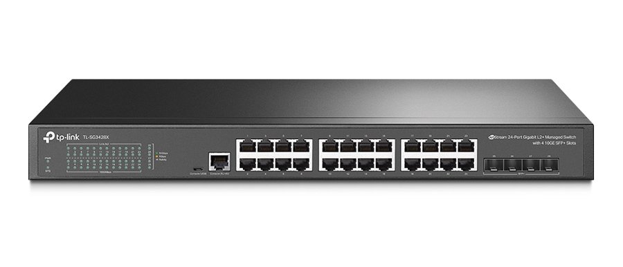 TP-LINK L2+ Managed Switch TL-SG3428X, 24-Port Gigabit, 4x SFP+, Ver.1.4 TP-LINK L2+ Managed Switch TL-SG3428X, 24-Port Gigabit, 4x SFP+, Ver.1.4