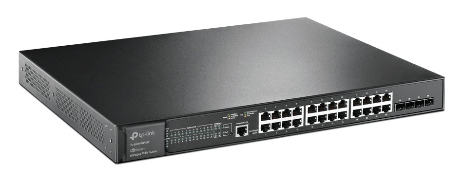 TP-LINK L2+ Managed Switch TL-SG3428XMP, 24x PoE+, 4x SFP+, Ver. 2.0 TP-LINK L2+ Managed Switch TL-SG3428XMP, 24x PoE+, 4x SFP+, Ver. 2.0