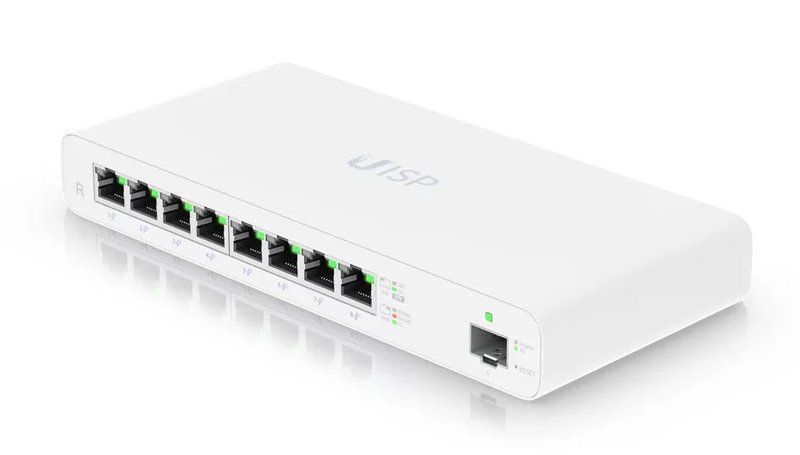 UBIQUITI router UISP-R, 8x Gigabit Ethernet Θύρες, 1000Mbps, PoE 30W UBIQUITI router UISP-R, 8x Gigabit Ethernet Θύρες, 1000Mbps, PoE 30W