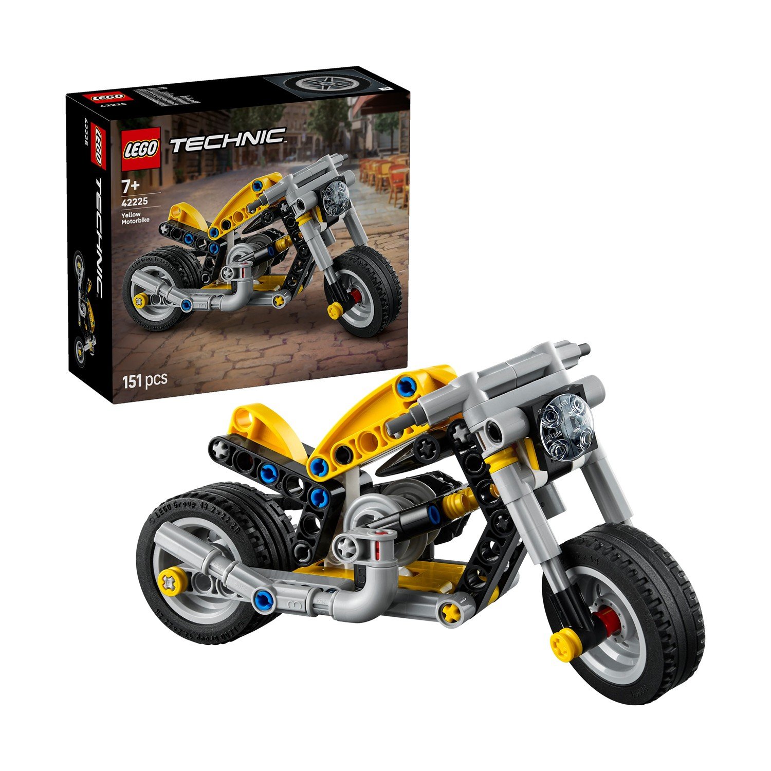 LEGO Technic: Yellow Motorbike (42225)
