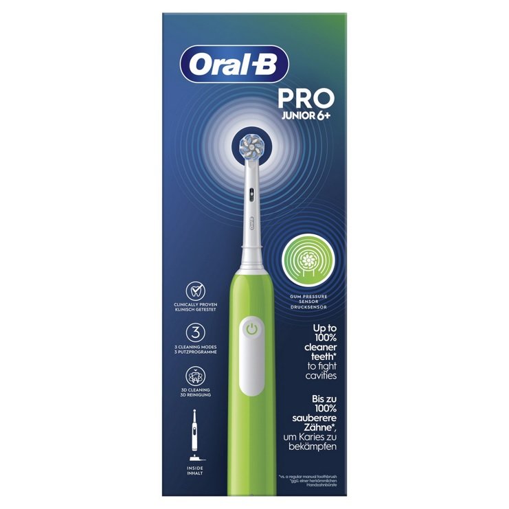Oral-B Junior Pro Παιδική Ηλεκτρική Οδοντόβουρτσα με Χρονόμετρο για 6+ Χρονών με Θήκη Ταξιδίου