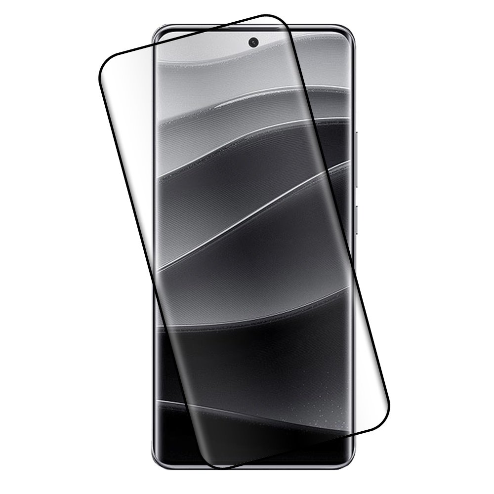 Tempered Glass Μαύρο Full Face για Xiaomi Redmi Note 14 Pro+ Plus 5G