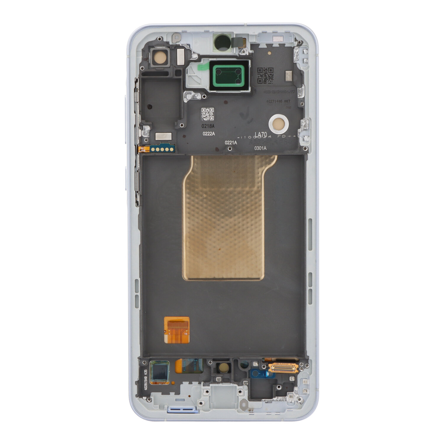 Οθόνη με Μηχανισμό Αφής και Πλαίσιο / LCD and Touch Screen Replacement With Frame for Samsung Galaxy A55 Hard OLED Ice Blue