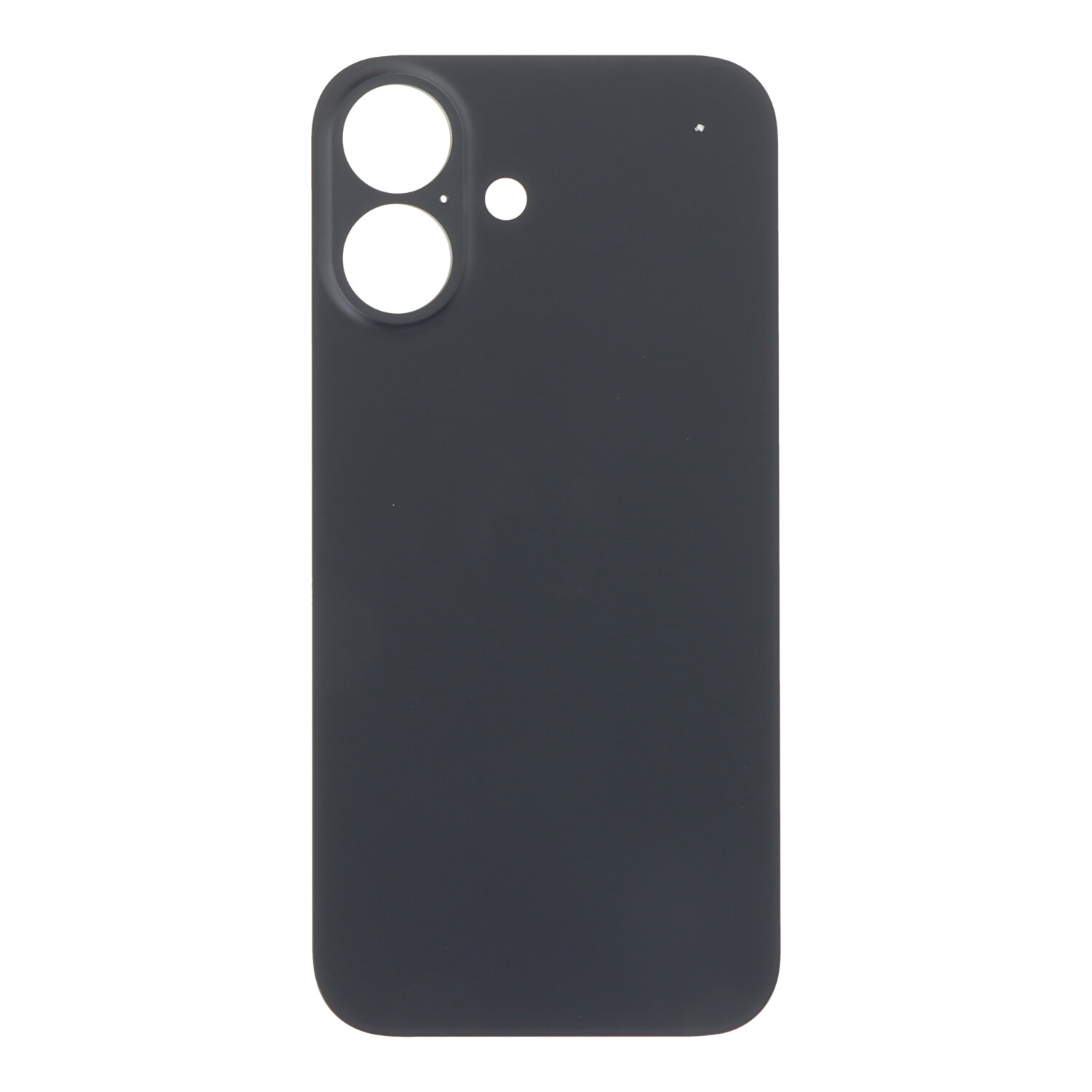 Πίσω Καπάκι Μπαταρίας / Battery Door with Adhesive for iPhone 16 Large Hole Black
